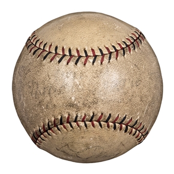 1925-34 Lou Gehrig and John McGraw Dual Signed ONL Heydler Baseball (JSA)